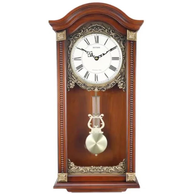 Rhythm Large Deluxe Wooden Pendulum Wall Clock With Westminster Chime - CMJ524NR06