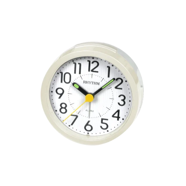 Rhythm Table Alarm Clock White Dial - CRE849WR13