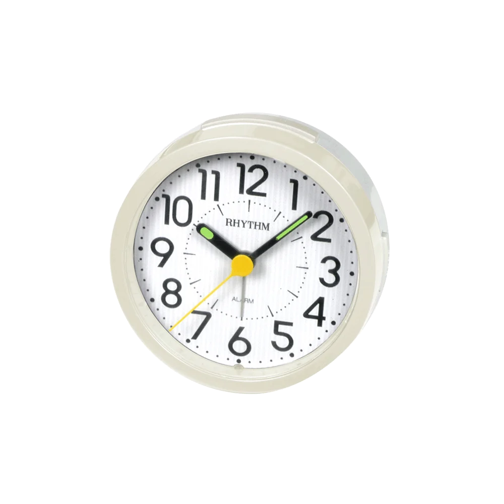 Rhythm Table Alarm Clock White Dial - CRE849WR13
