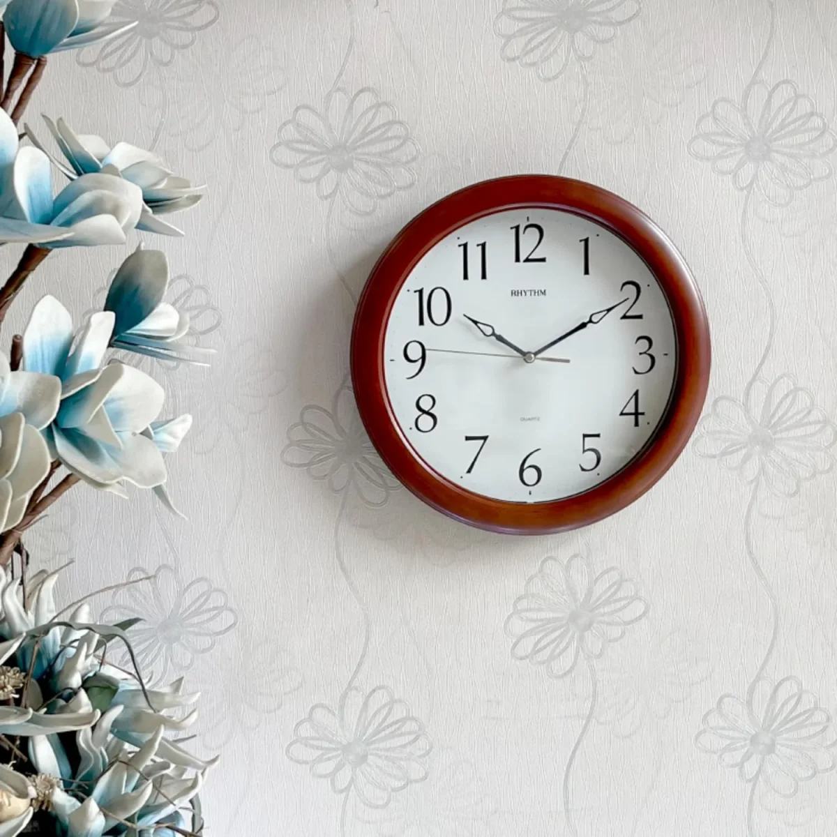 Rhythm Wooden Wall Clock CMG270NR06