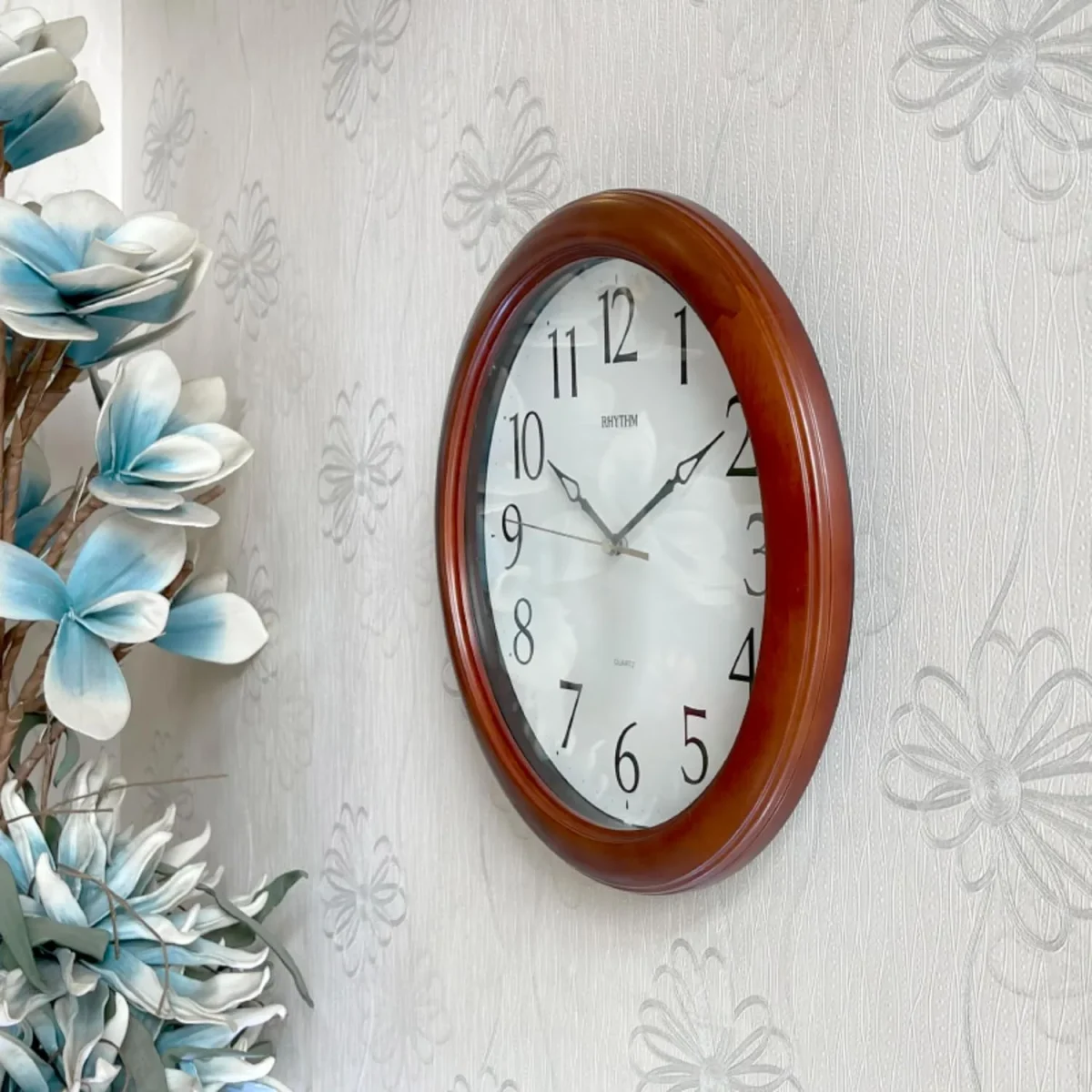 Rhythm Wooden Wall Clock CMG270NR06