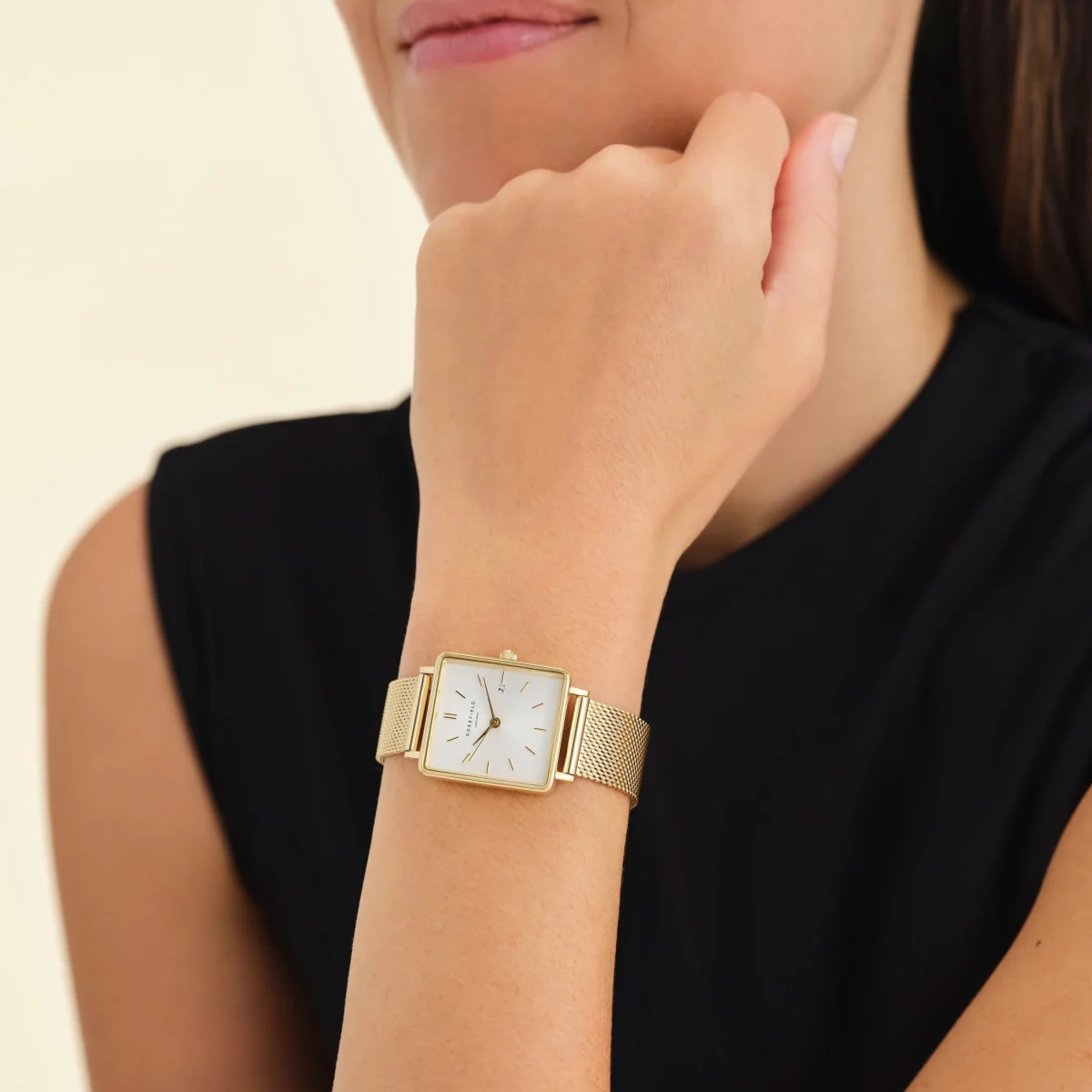 Rosefield Boxy Gold Mesh -  QWSG-Q03