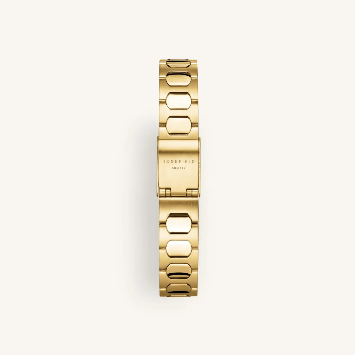 Rosefield Gaia XS Gold Women’s Watch – Petite Square Case Gold Bracelet Timepiece -  ORCGSG-OR04