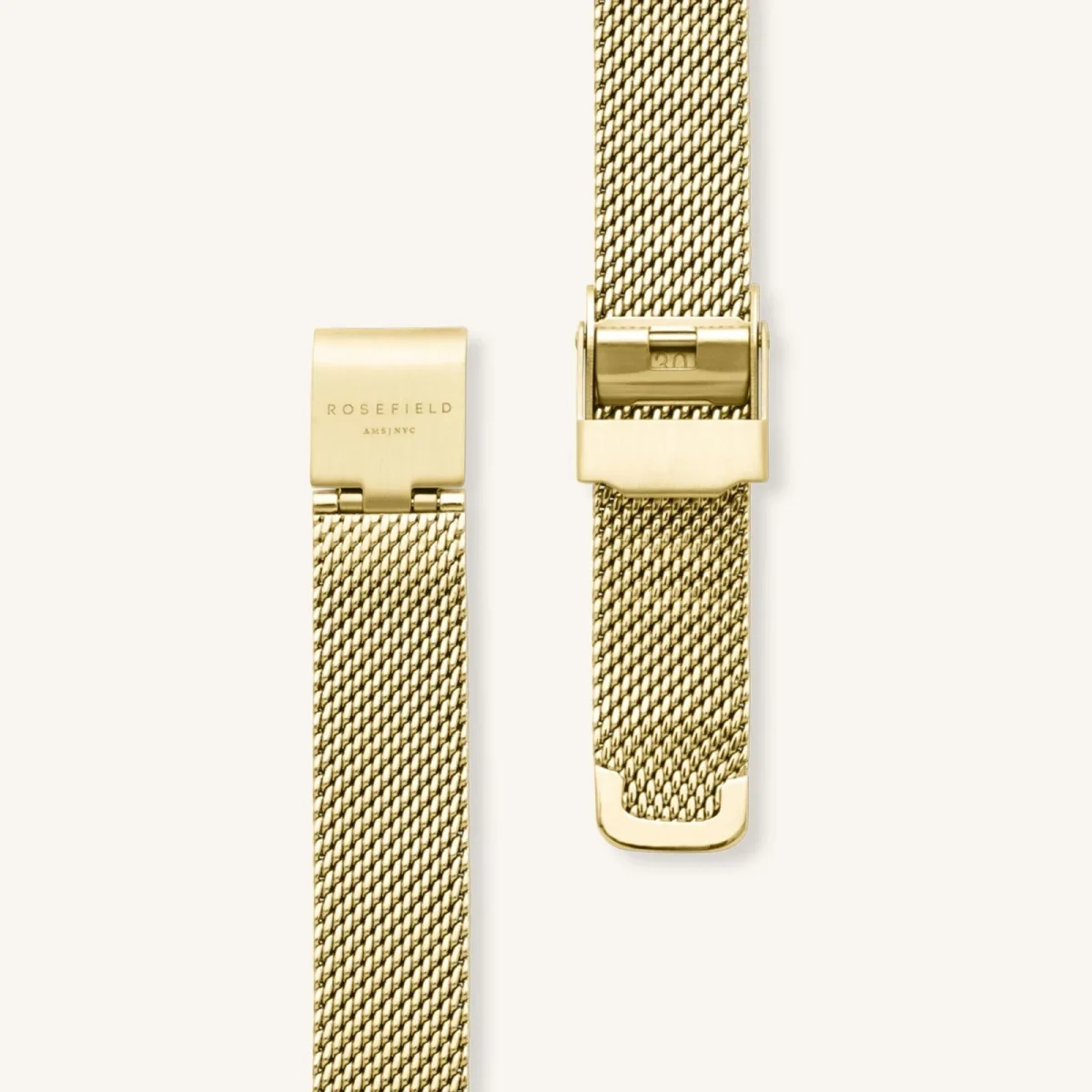 Rosefield Octagon XS Mesh Gold - OWGMG-O73