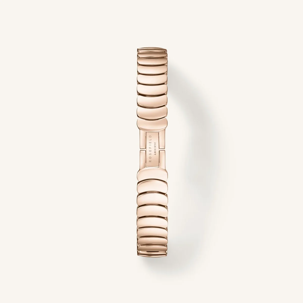 Rosefield Ovale Rose Gold Watch – Oval Case, Stainless Steel Bracelet - OVWRSR-OV21