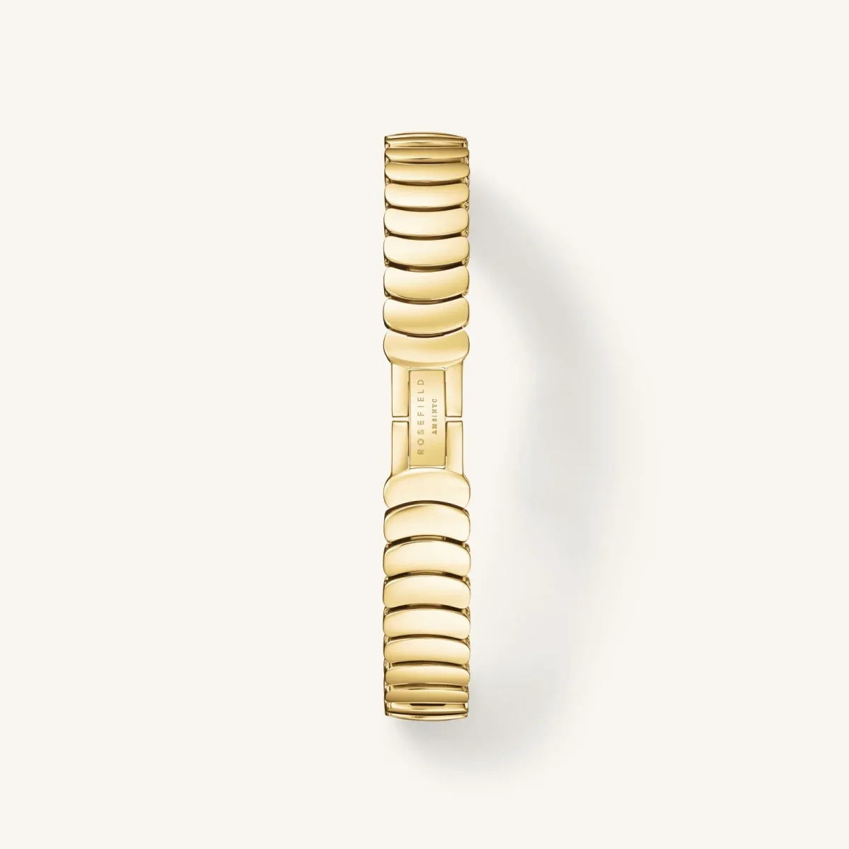 Rosefield Ovale White Gold Watch – Elegant Oval Case Stainless Steel Bracelet -  OVWGSG-OV19