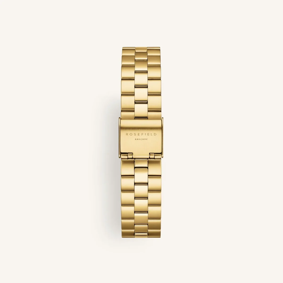 Rosefield Rose Gold Watch – Cream Sunray Dial Stainless Steel Strap - SPCGSG-SP01
