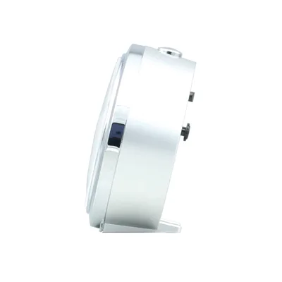 Seiko Bedside Silver Case Table Alarm Clock - QHE146-S