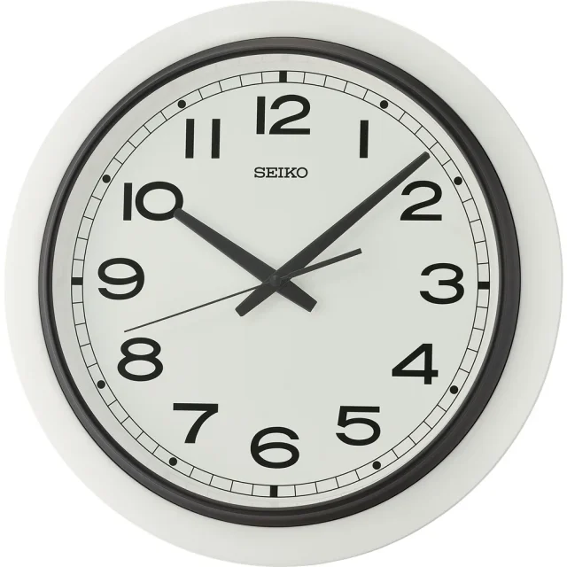 Seiko Classic Wooden White Dial Wall Clock - QXA813-W