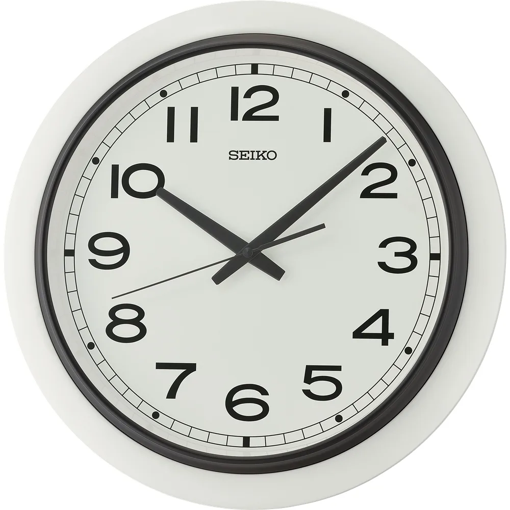 Seiko Classic Wooden White Dial Wall Clock - QXA813-W