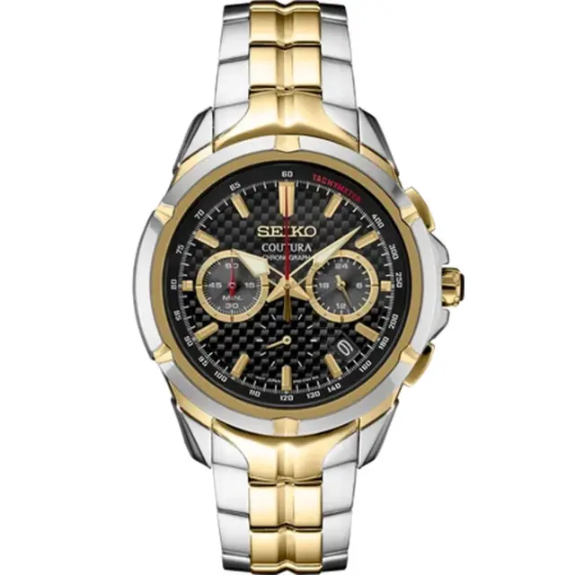 Seiko Coutura Men's Quartz Chronograph 100M WR Watch - SSB434