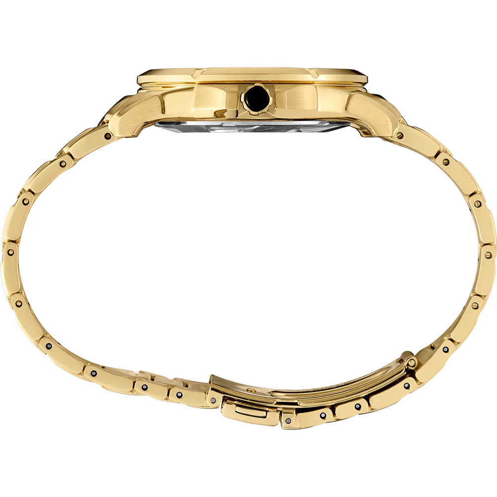 Seiko Coutura Quartz 100M WR Black Dial Gold Tone - SUR566P-9