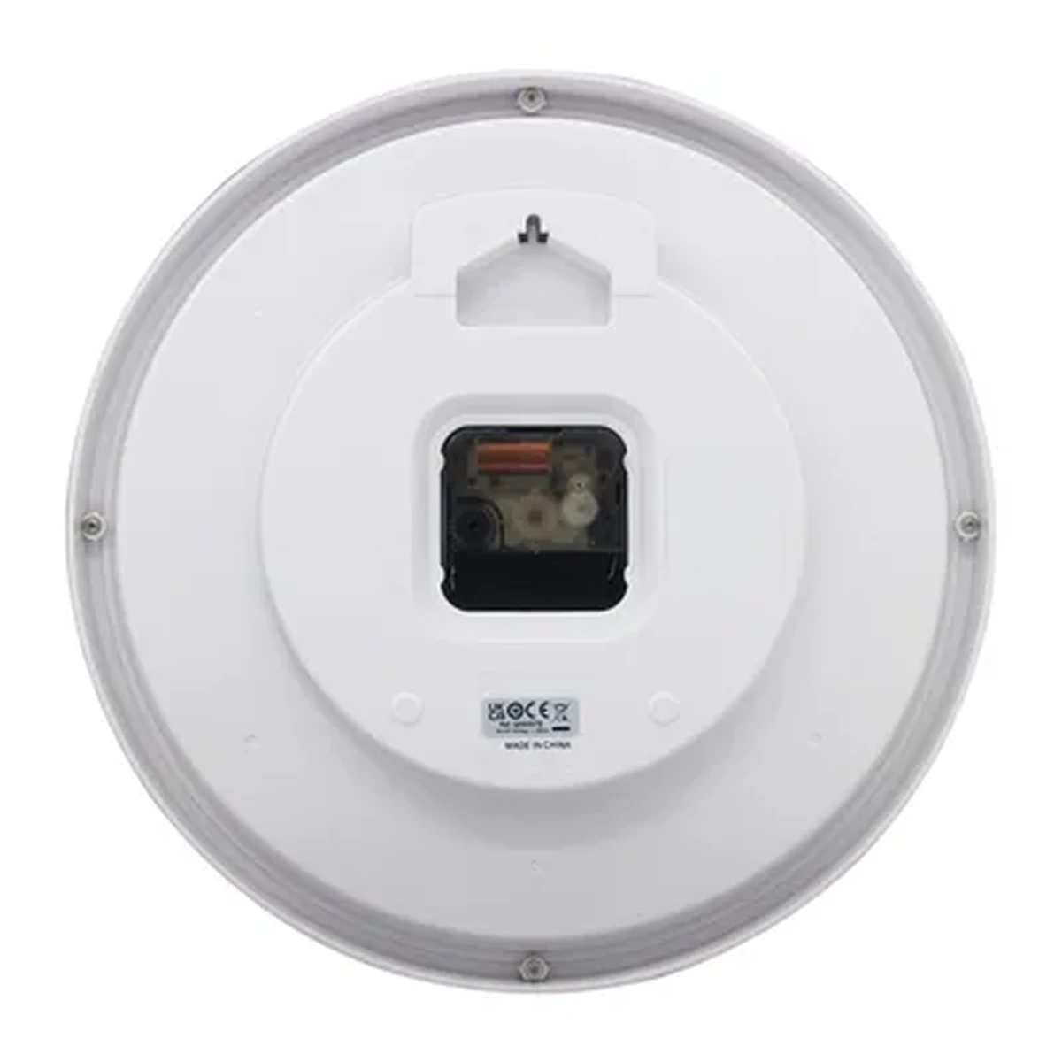 Seiko Decorator Silver Case White Dial Wall Clock - QHA007-S
