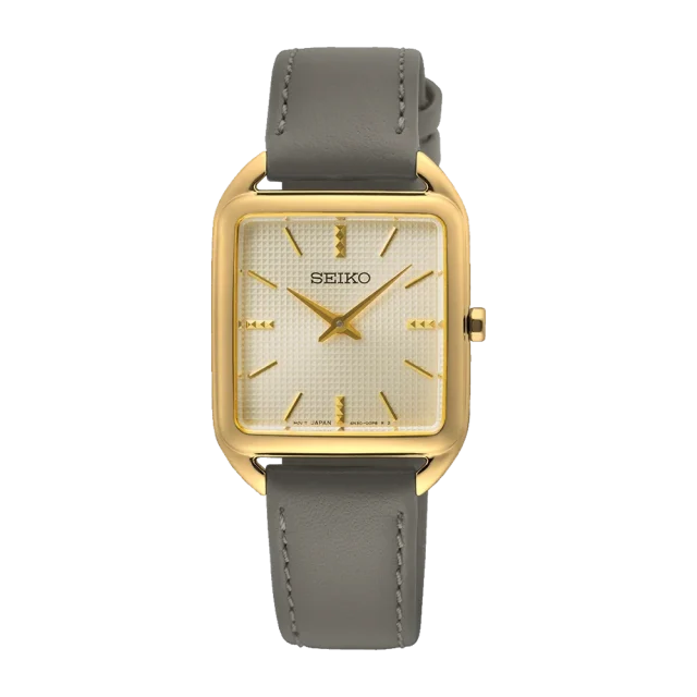 Seiko Ladies Daywear Square Face Watch - SWR090P1