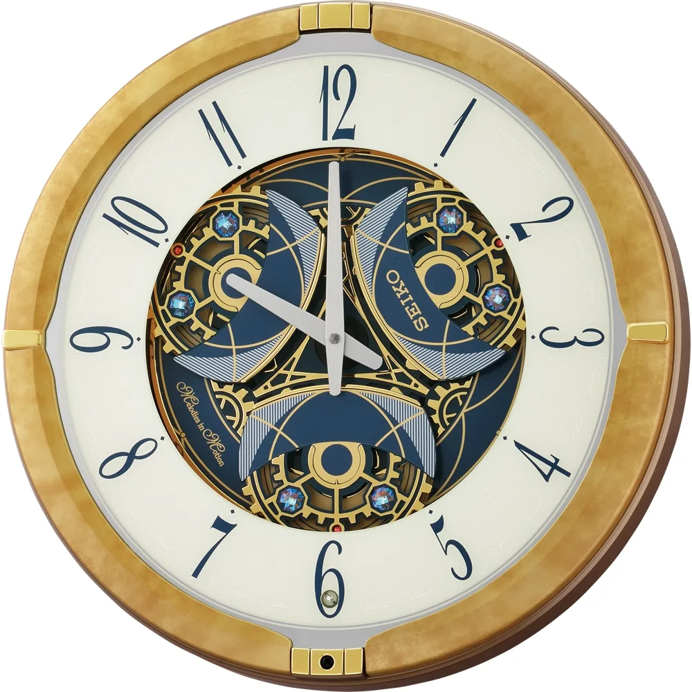 Seiko Melodies In Motion Musical Wall Clock - QXM387-G