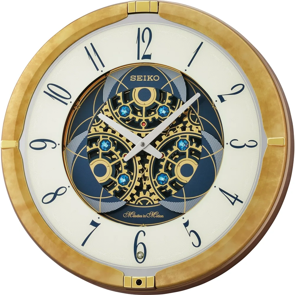 Seiko Melodies In Motion Musical Wall Clock - QXM387-G