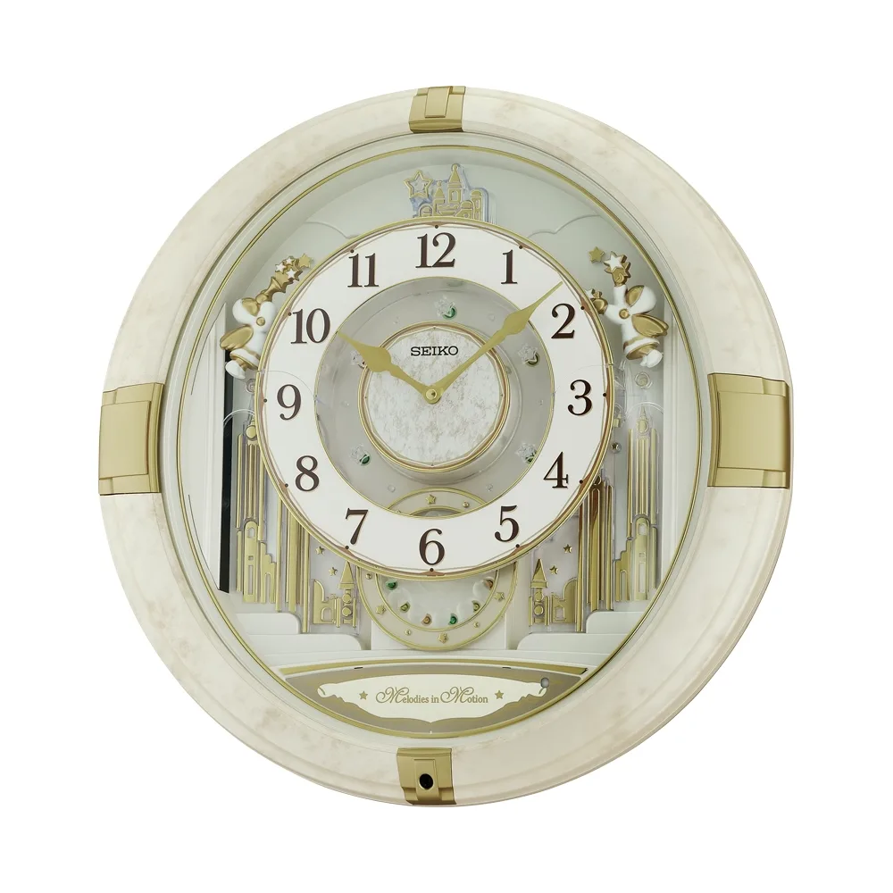 Seiko Melodies In Motion Wall Clock - QXM603-W