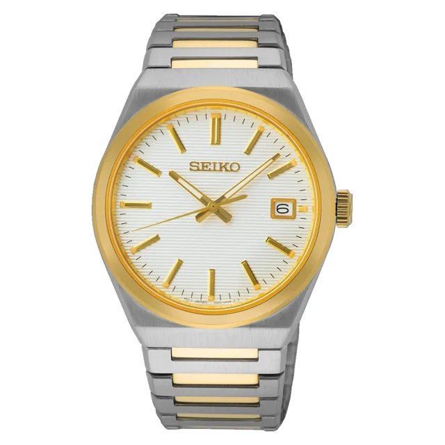 Seiko Men's Quartz Analog Dress Wear - SUR558P1