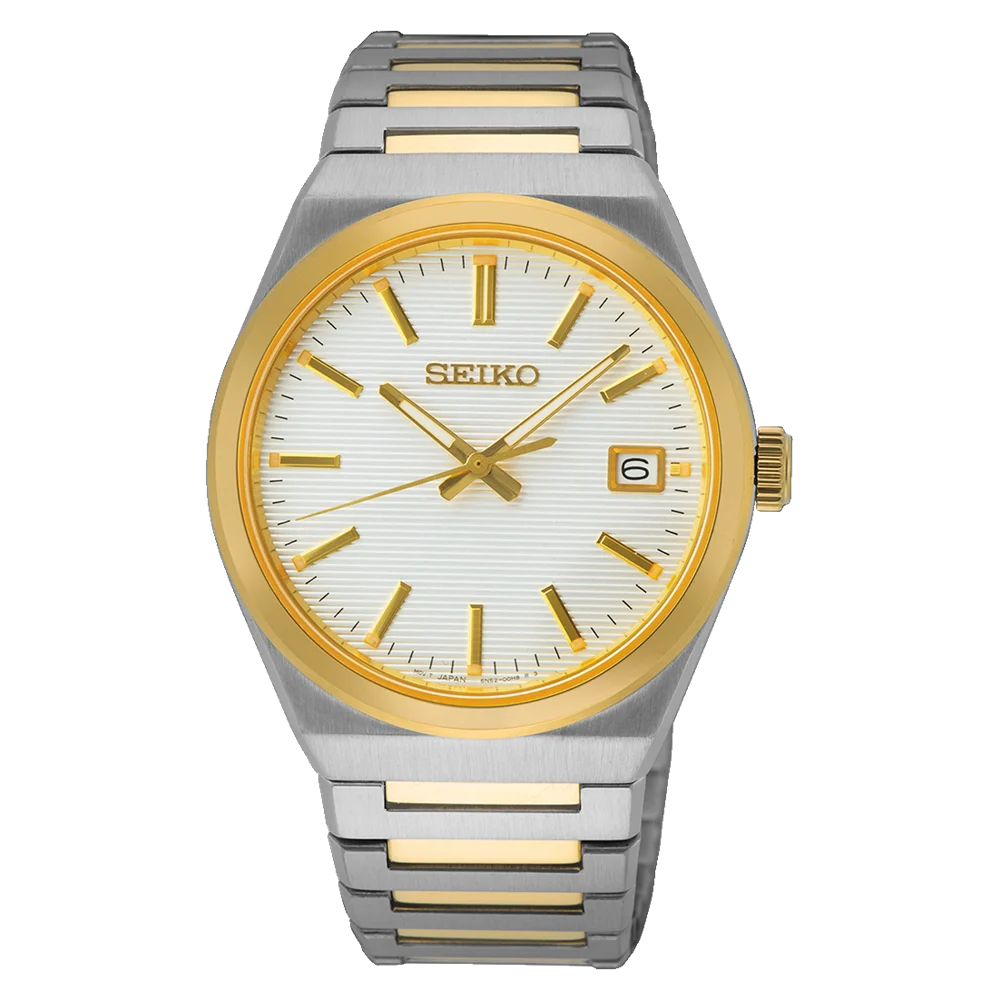 Seiko Men's Quartz Analog Dress Wear - SUR558P1