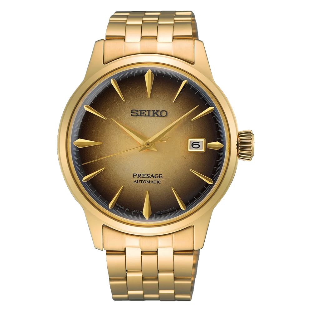 Seiko Presage Automatic "Beer Julep" Cocktail Time Watch - SRPK48J