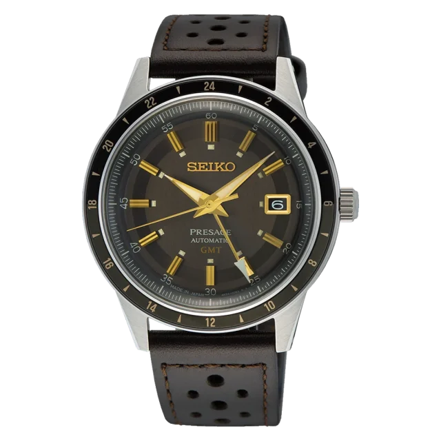 Seiko Presage Style60's GMT Automatic Watch - SSK013J1