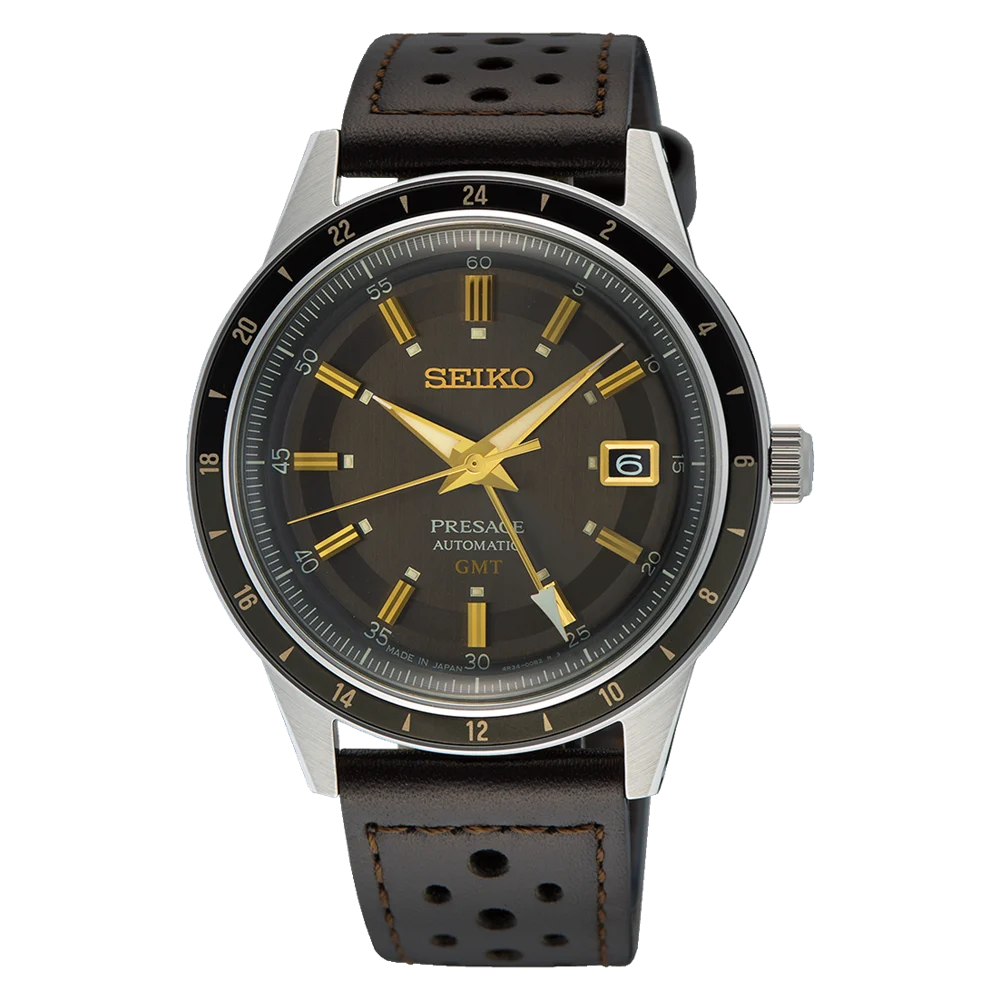 Seiko Presage Style60's GMT Automatic Watch - SSK013J1
