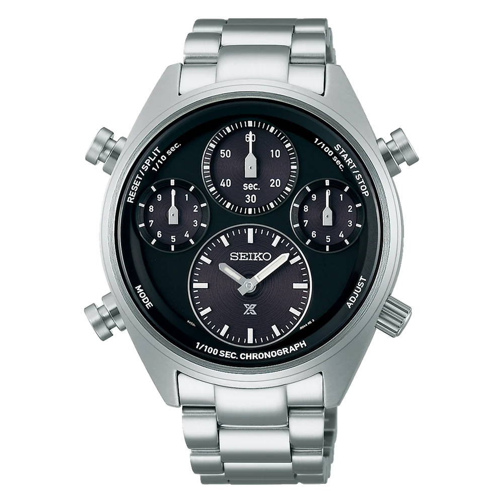 Seiko Prospex "Black on Black" Speedtimer Solar Men's Chronograph Watch - SFJ003P