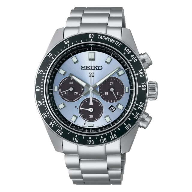 Seiko Prospex SSC935P1 Steel Blue 41mm Solar Chronograph Watch – Solar V192, Sapphire, 100m WR
