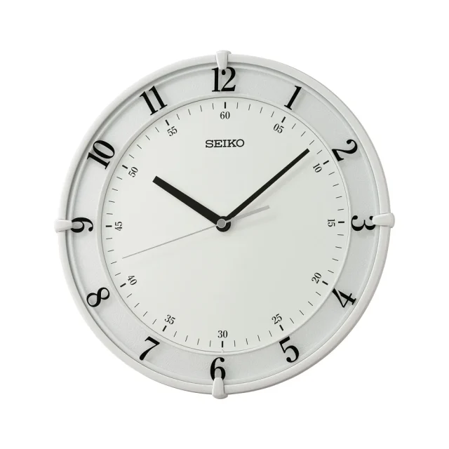 Seiko QXA805W Decorative White Dial Wall Clock