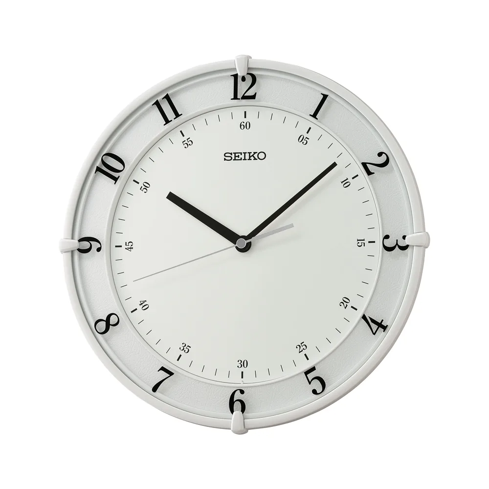 Seiko QXA805W Decorative White Dial Wall Clock