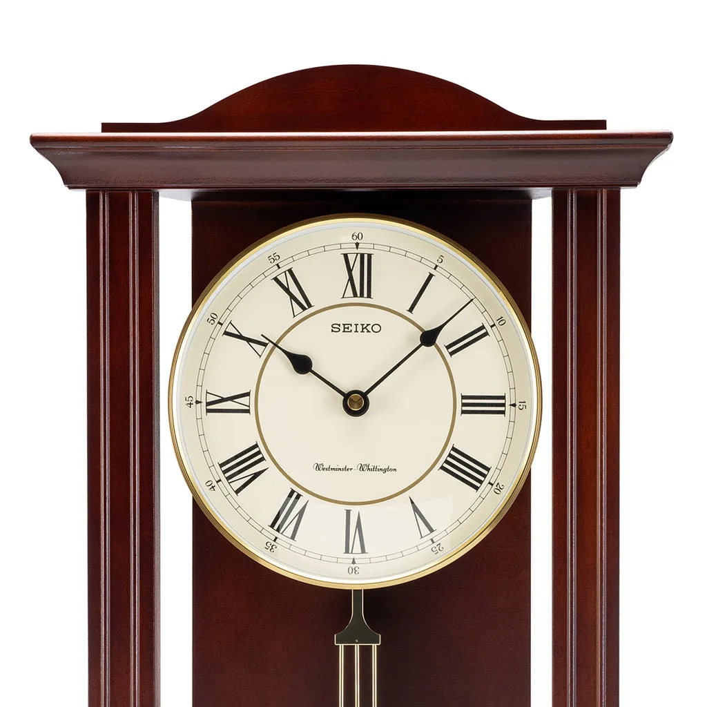 Seiko QXH072B Wooden Pendulum Chiming Wall Clock – Westminster & Whittington Melody