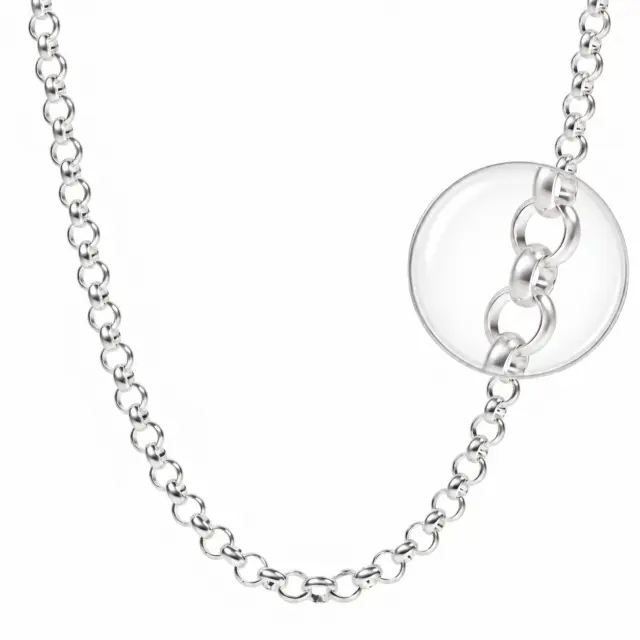 Sterling Silver B4 Round Belcher Chain with Parrot Clasp