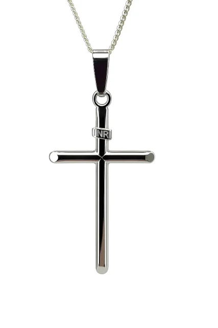 Sterling Silver Cross Pendant with Complimentary Chain - S105267P/9
