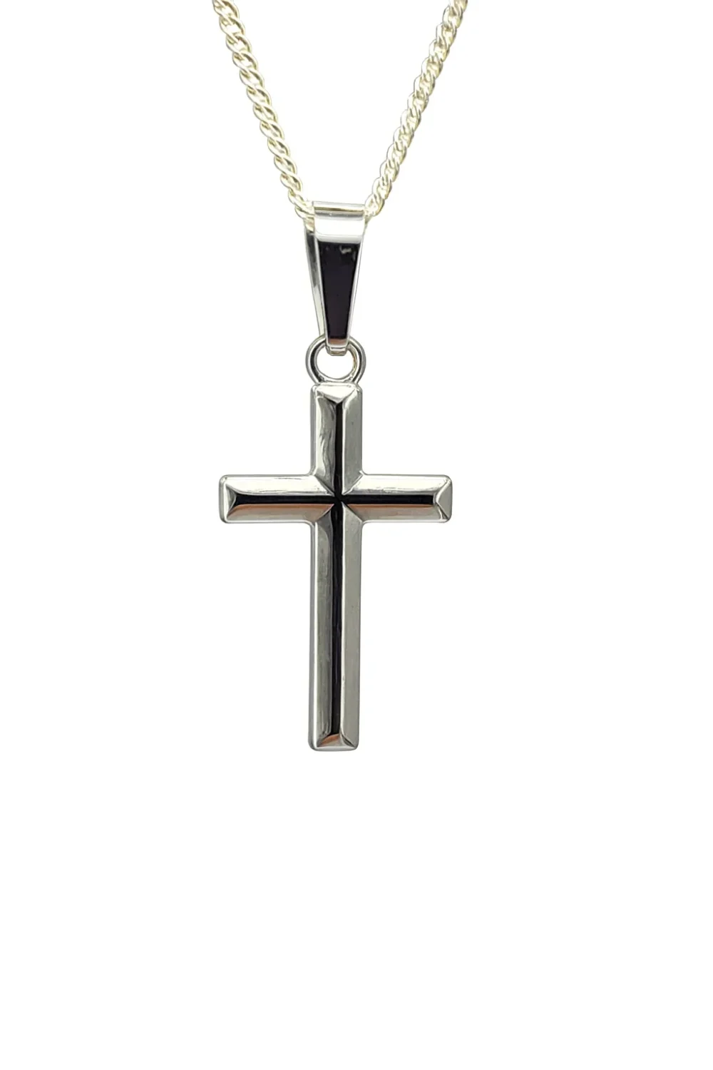 Sterling Silver Cross Pendant with Complimentary Chain - S105330P/8