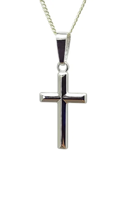Sterling Silver Cross Pendant with Complimentary Chain - S105330P/8