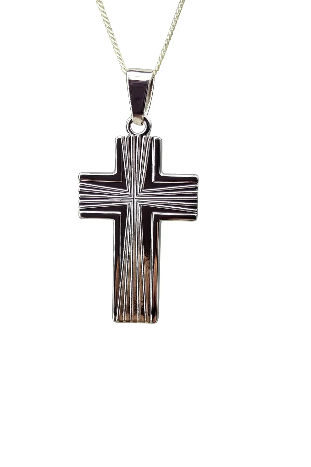 Sterling Silver Cross Pendant with Complimentary Chain - S105381P/9