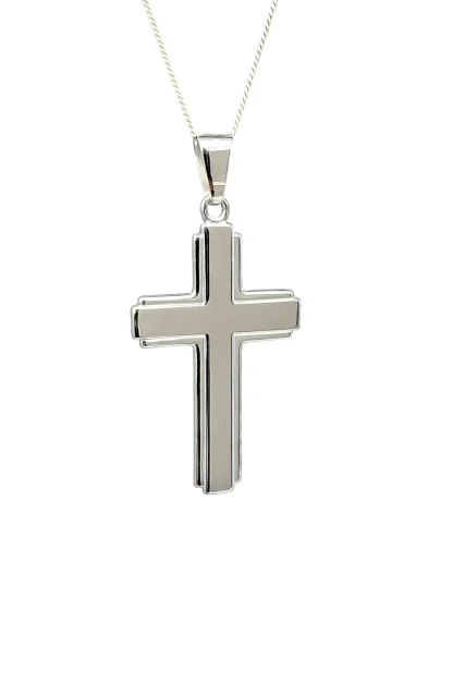Sterling Silver Cross Pendant with Complimentary Chain - S106988P/5