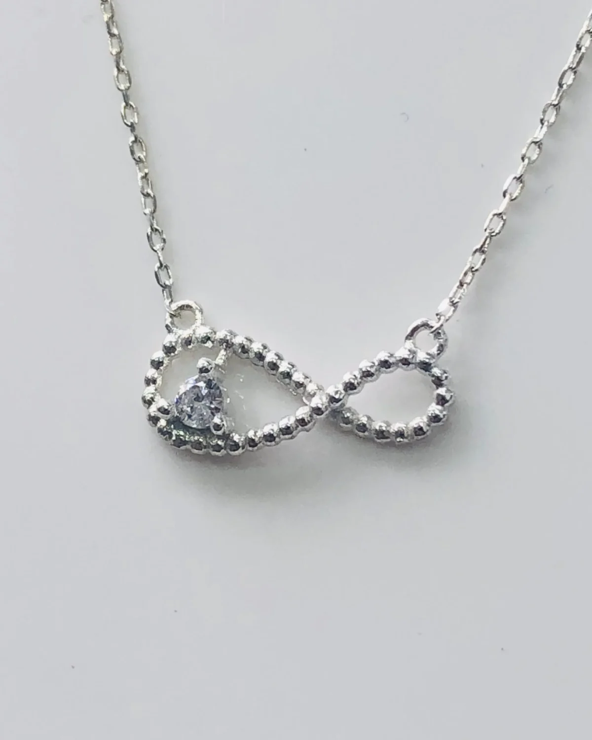 Sterling Silver Infinity pendant With Silver Chain - 023