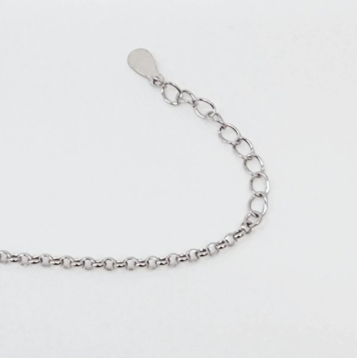Sterling Silver Kids ID Bracelet with Multicolour Heart - SSIDKID05