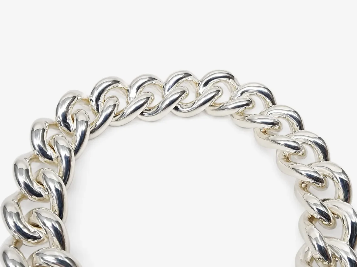 Sterling Silver Plain Curb Link C350 Gauge Heart Padlock Bracelet 20cm – Made in New Zealand - C350PB21/PAD18