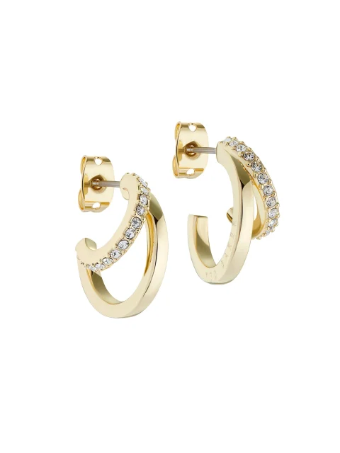 TED BAKER HELIAS Crystal Double Hoop Earrings - TBJ3458-02-02