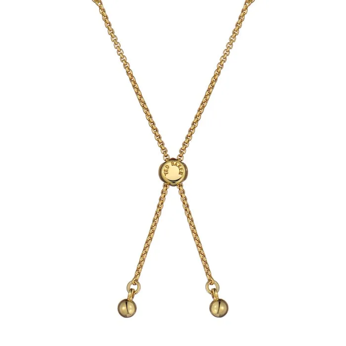 TED BAKER MELRAH Icon Yellow Gold Coloured Crystal Tennis Bracelet - TBJ2968-02-248