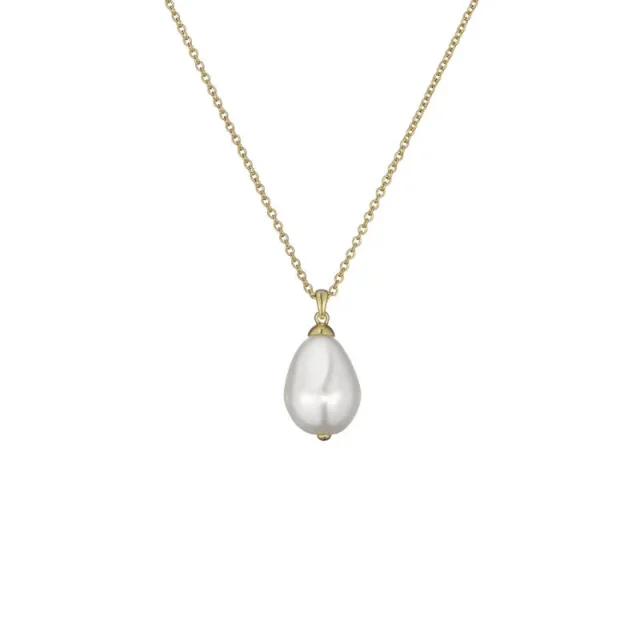 TED BAKER Parmlia Yellow Gold Coloured Icon Pearl Necklace - TBJ3824-02-28
