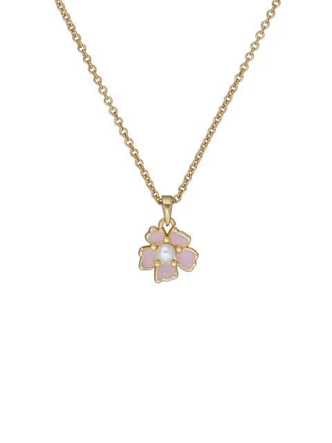 TED BAKER Petiies Gold Pink and Pearl Flower Neckalce - TBJ3645-02-215