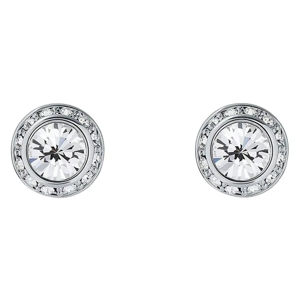 TED BAKER Silver Solitaire Soarkle Crystal Round Stud Earring - TBJ3698-01-02
