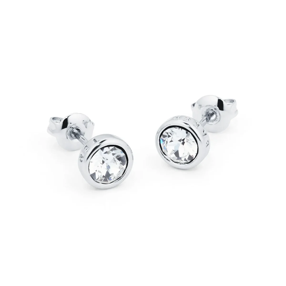TED BAKER Sinaa Silver Tone Crystal Stud Earring - TBJ3124-01-02