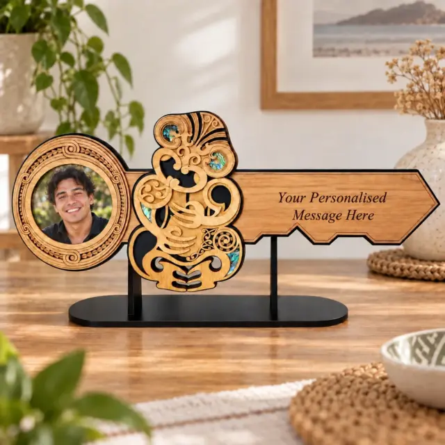 The Wei Tiki Birthday Key with Removable Stand