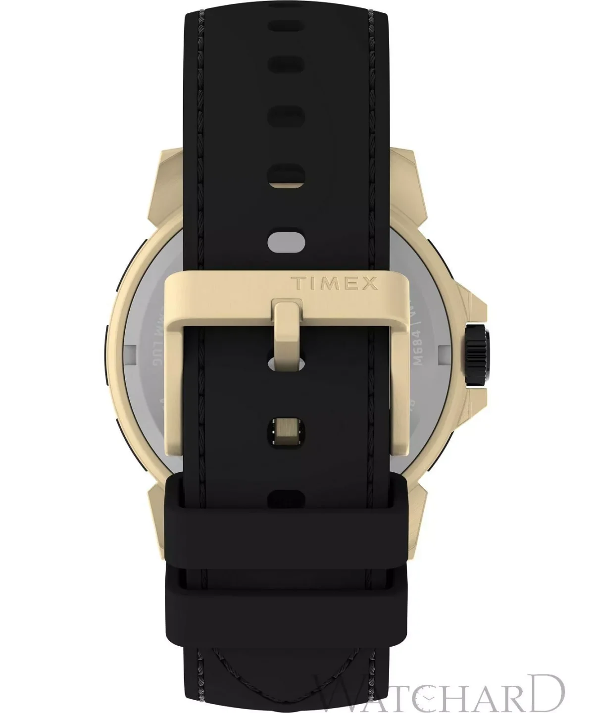 Timex UFC Champ Black Dial Silicone Strap Watch