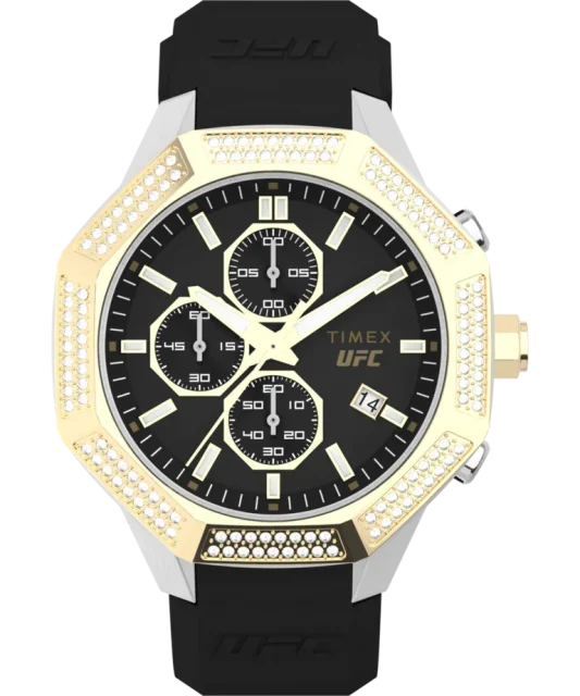 Timex UFC King 45mm Silicone Strap Watch SKU-TW2V99200