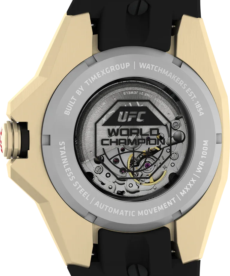 Timex UFC Pro Automatic 45mm Silicone Strap Watch